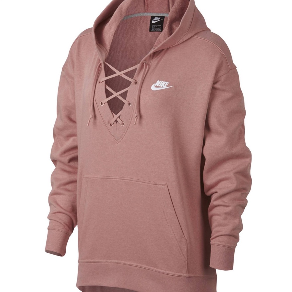 Nike Lace up hoodie